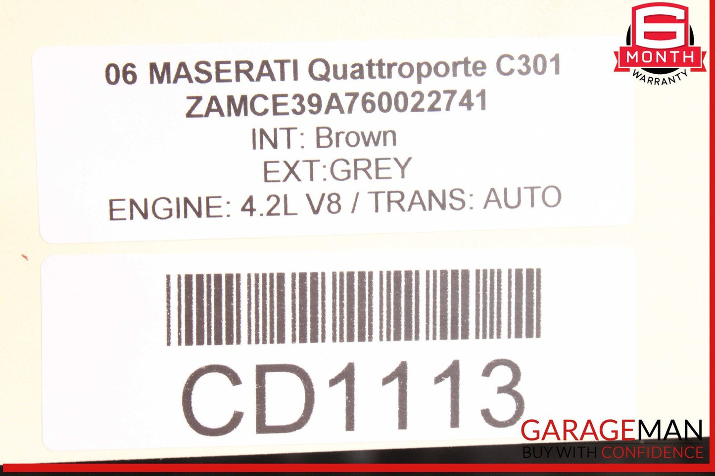 03-13 Maserati Quattroporte M139 Hood Bonnet Cover Panel Assembly OEM