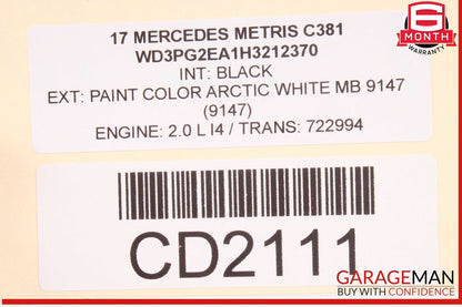 16â23 Mercedes W447 Metris Front Right Passenger Side Door Panel Trim OEM