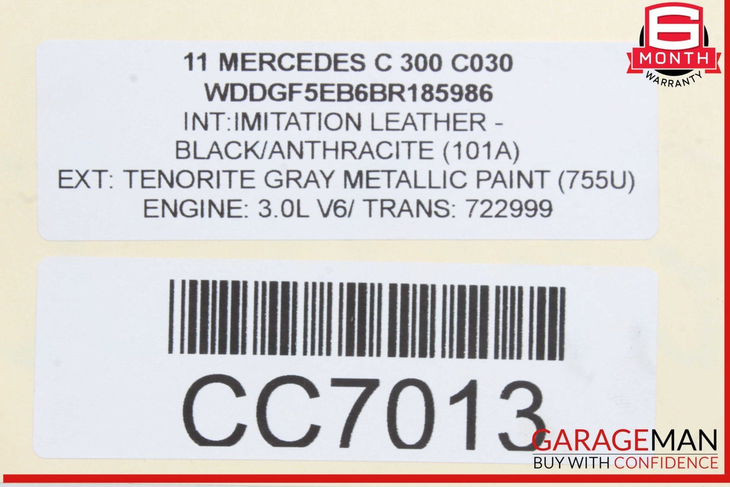 07-12 Mercedes W204 C300 E550 RWD 7G Tranny Automatic Transmission 722.904 276k