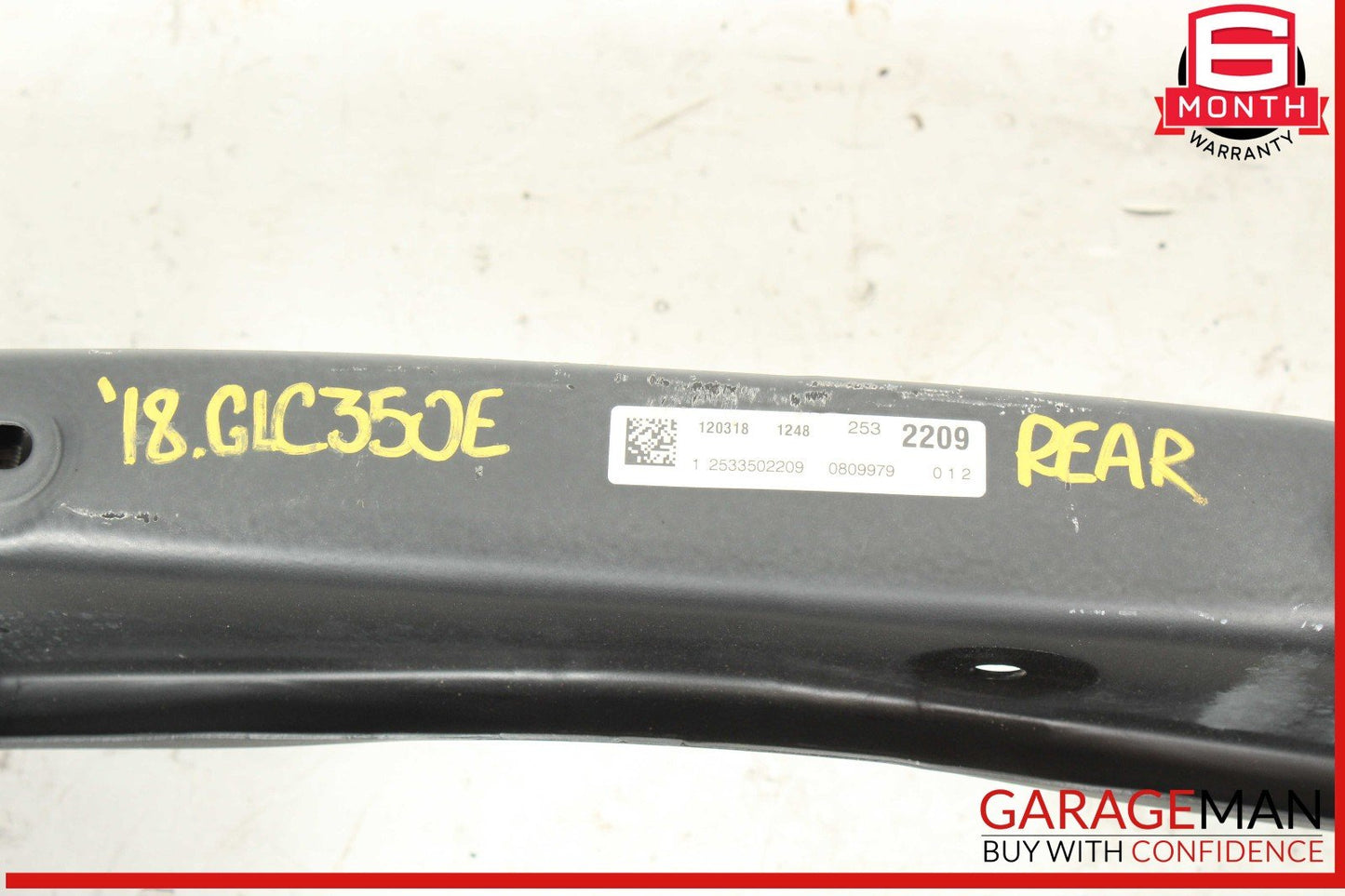 15-20 Mercedes W205 C300 GLC300 RWD Rear Sub Frame Crossmember Cradle Assembly