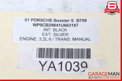 97-04 Porsche Boxster 986 S Right Side Engine Radiator AC A/C Condenser Fan Assy