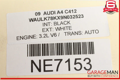 09-12 Audi A4 S4 Front Right Passenger Side HID Xenon Head Light Lamp OEM