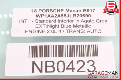 15-24 Porsche Macan Front Left Driver Side Door Window Glass 95B845201B