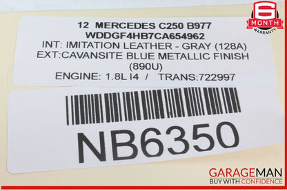08-14 Mercedes W204 C250 Front Right & Left Door Sound Speakers Set of 2 OEM