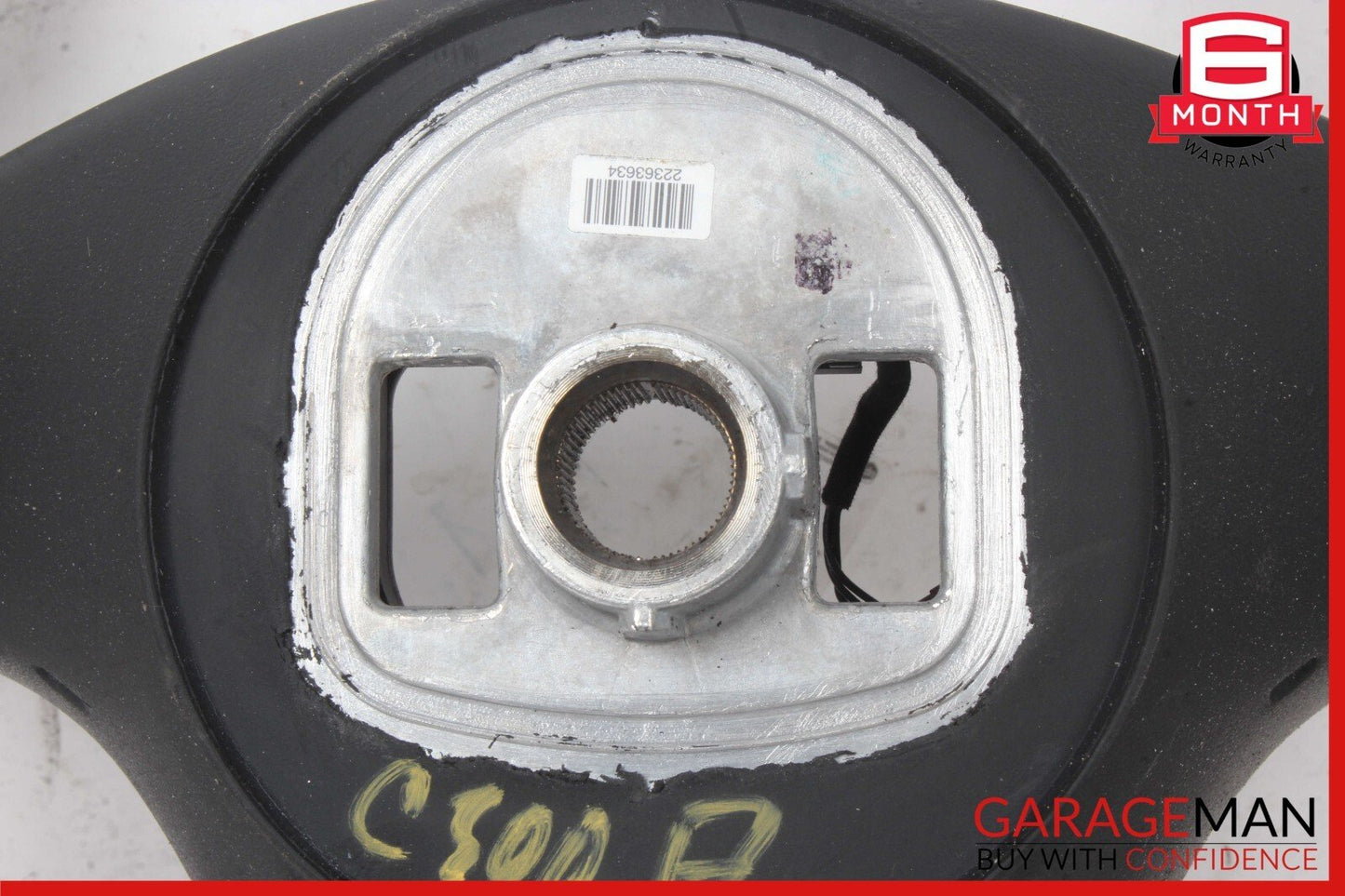 15-18 Mercedes W205 C300 GLC300 Steering Wheel Black w/ Paddle Shifters Assy OEM
