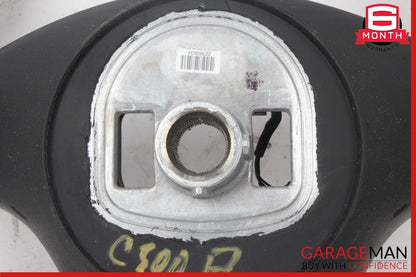 15-18 Mercedes W205 C300 GLC300 Steering Wheel Black w/ Paddle Shifters Assy OEM