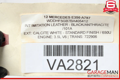 10-13 Mercedes W212 E350 Rear Right Door Handle White OEM