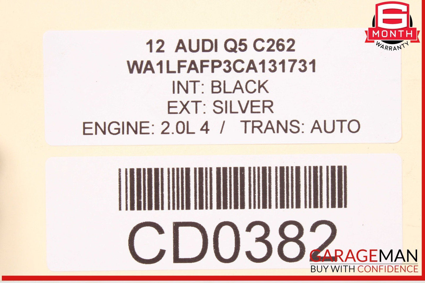 09-17 Audi Q5 Engine Cooling Radiator w/ Fan Assembly OEM