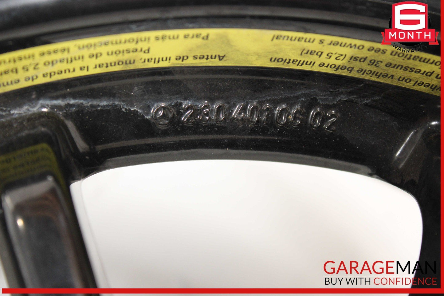 03-12 Mercedes R230 SL500 SL550 Emergency Spare Tire Wheel Donut Rim 17" R17