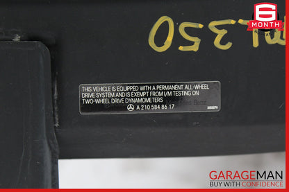 06-11 Mercedes W164 ML350 Front Reinforcement Bar Radiator Support Clip