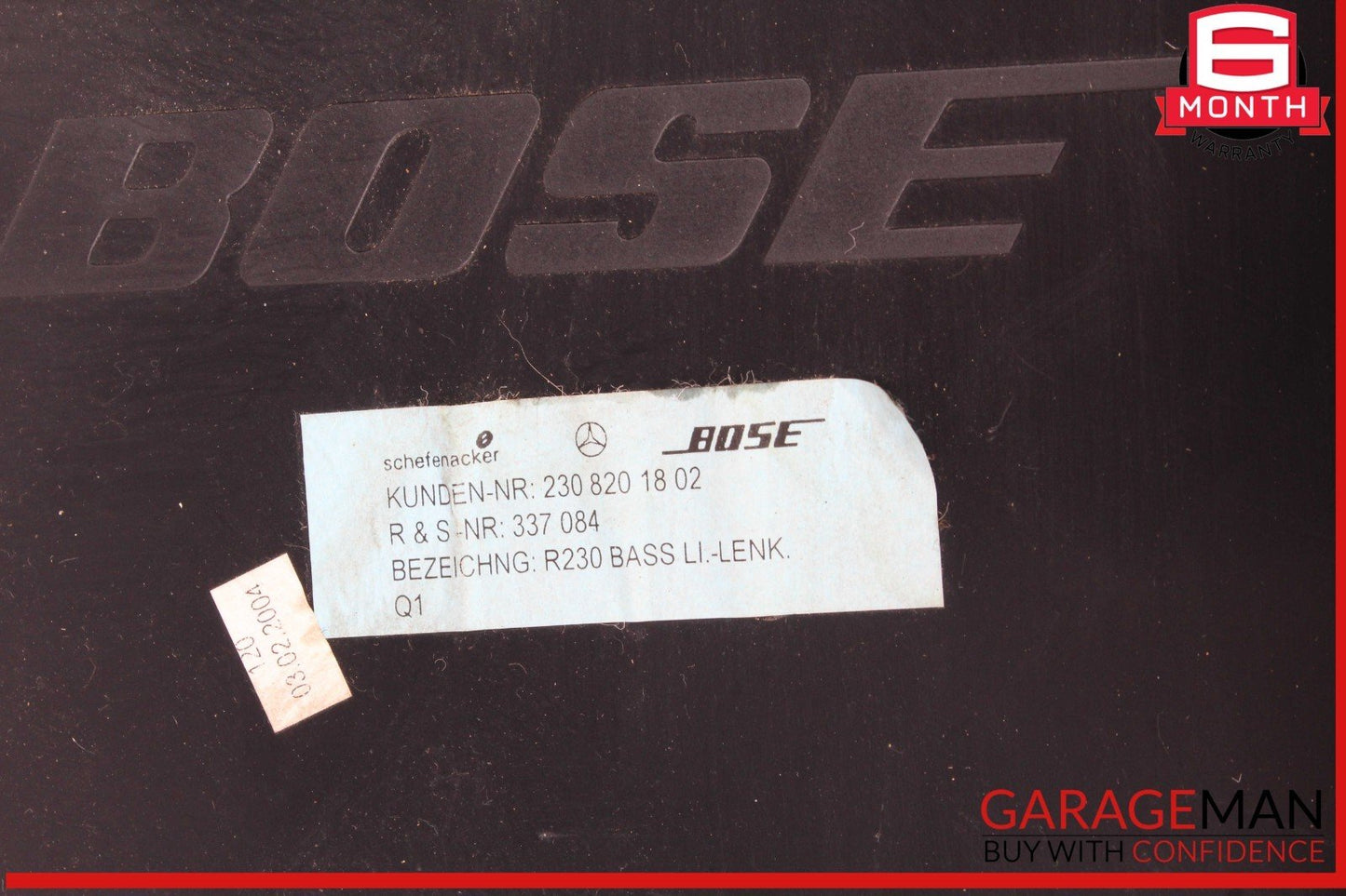 03-08 Mercedes R230 SL500 SL55 AMG BOSE Subwoofer Audio Radio Speaker OEM