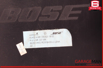 03-08 Mercedes R230 SL500 SL55 AMG BOSE Subwoofer Audio Radio Speaker OEM