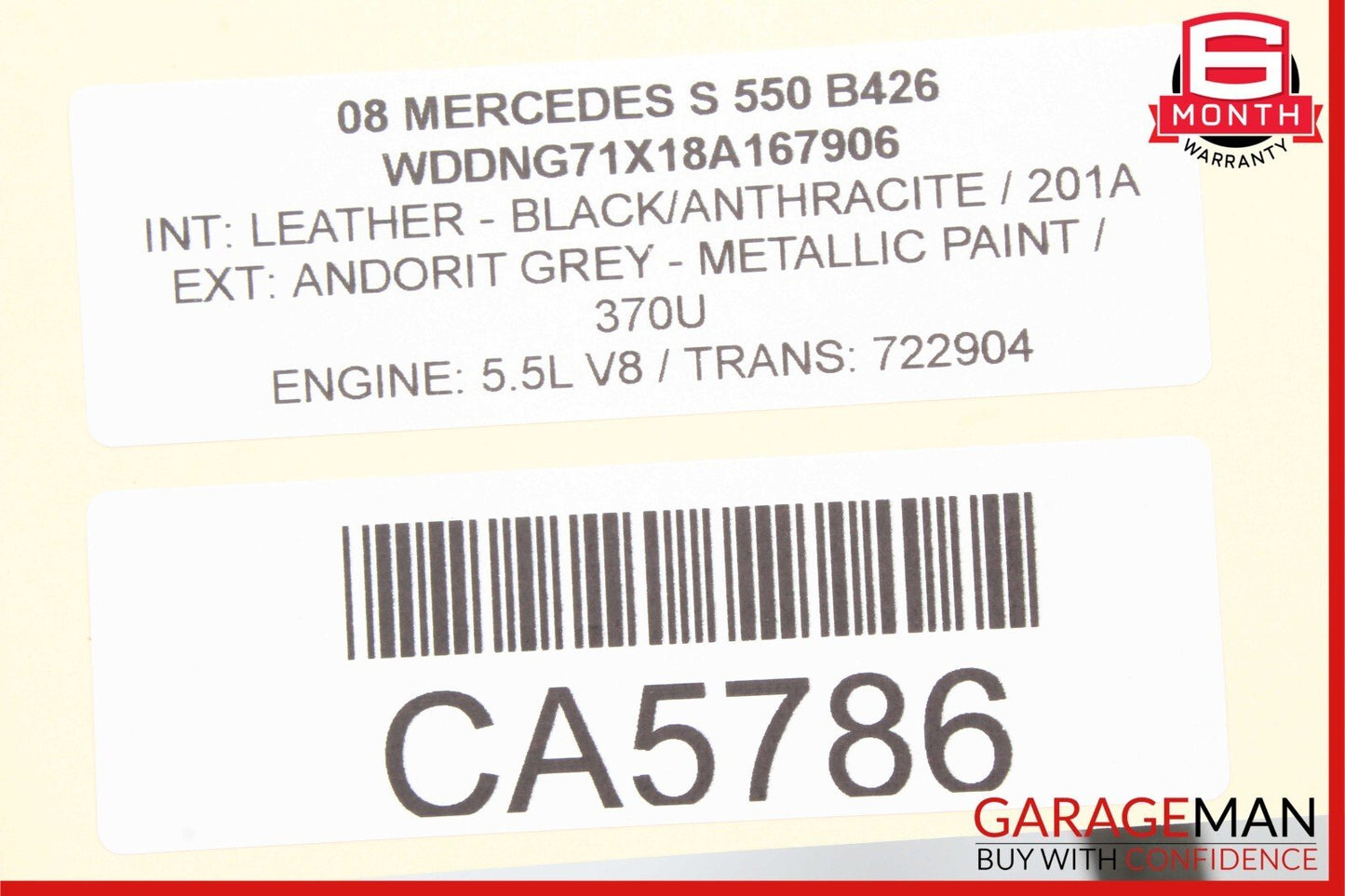 07-14 Mercedes W221 S550 CL550 Front Left Driver Door Lock Latch Actuator OEM