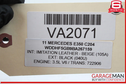 10-13 Mercedes W212 E350 E550 Front Left Driver Side Mirror Door Rear View OEM