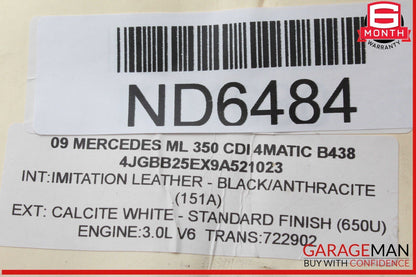 09-12 Mercedes W164 ML350 CDI 4MATIC Command Head Unit Navigation Radio Player