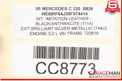 01-05 Mercedes W203 C320 C240 Transmission Tranny Assembly RWD 722.696 211k