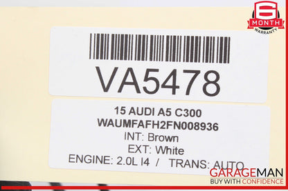 09-16 Audi A5 A4 Rear Left Driver Side Spindle Knuckle Wheel Hub 8K0505431AR OEM