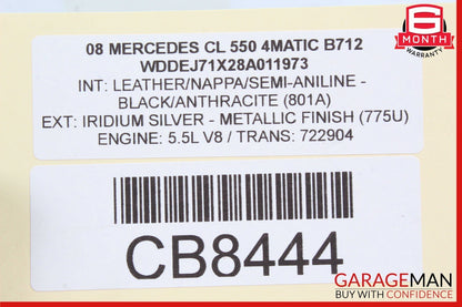 07-14 Mercedes W216 CL550 Accelerator Foot Gas Pedal Control Electronic OEM