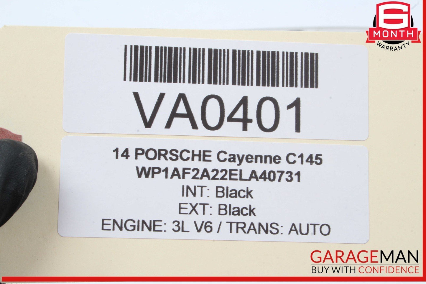 11-14 Porsche Cayenne 958 Left Driver Side LED Daytime Running Light Fog Lamp
