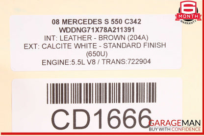 07-09 Mercedes W221 S550 CL550 Engine Radiator AC A/C Cooling Condenser Assy OEM