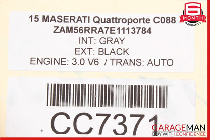 14-22 Maserati Quattroporte SQ4 M156 Rear Left Side Door Shell 673000810 OEM