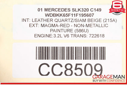 Mercedes R170 SLK320 Engine Motor Cooling Radiator Fan Assembly OEM