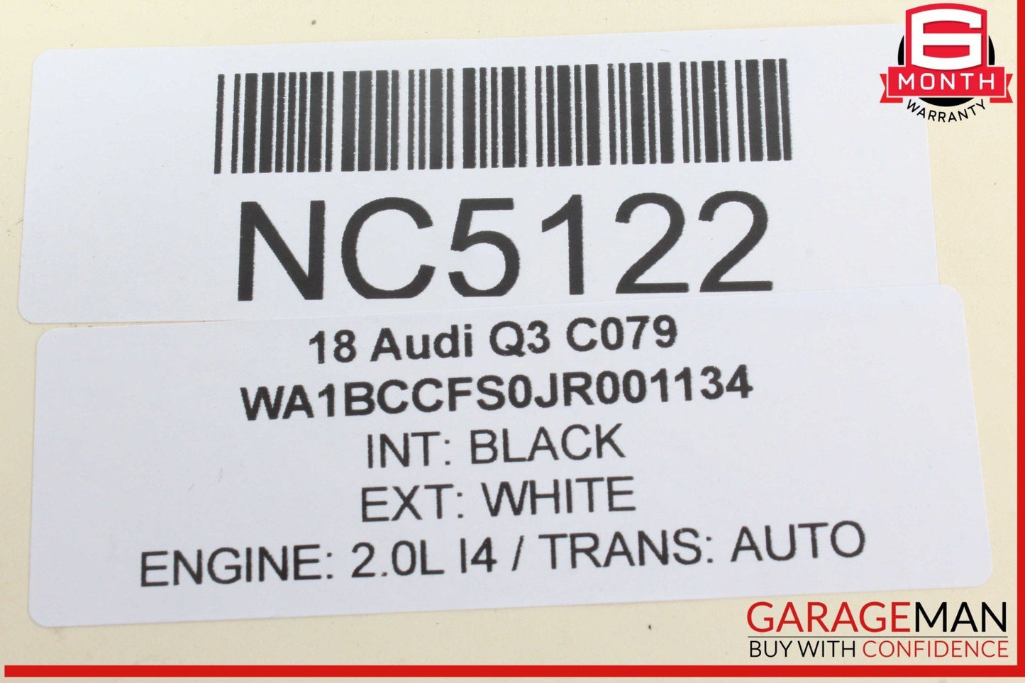 15-18 Audi Q3 Front Right & Left Side Door Audio Sound Speaker 8R0035415A OEM
