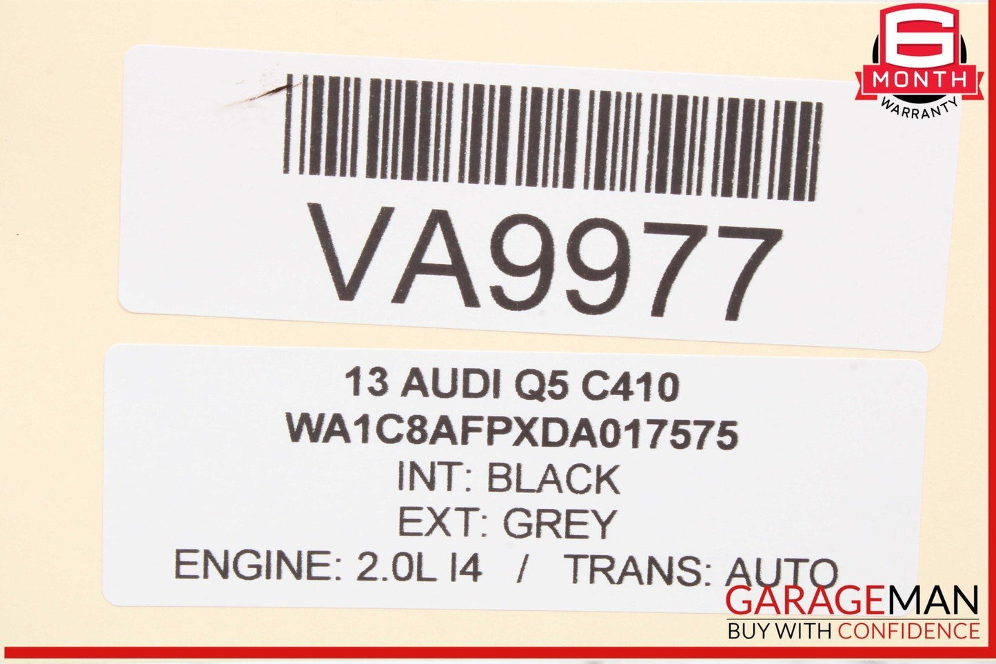 13-17 Audi Q5 SQ5 Rear Left or Rear Right Side CV Axle Shaft 8R0501203C OEM