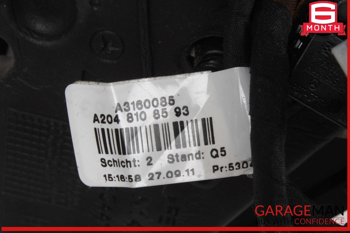 12-14 Mercedes W204 C250 C63 AMG Front Left Side Mirror Rear View Door OEM
