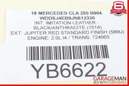 14-18 Mercedes CLA250 C117 Rear Right Side Door Window Regulator w/ Carrier OEM