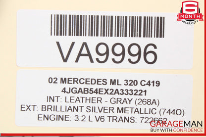 98-05 Mercedes W163 ML320 Right Side Engine Motor Rocker Arm 1120510108 OEM