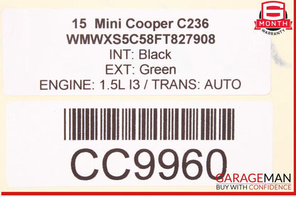 14-19  Mini Cooper F56 FWD 1.5L Engine Motor Long Block Assemby OEM 109k