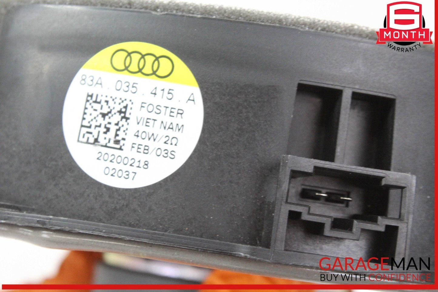 19-24 Audi Q3 S3 A3 Front Left and Right Side Speaker Woofer Set 83A035415A OEM