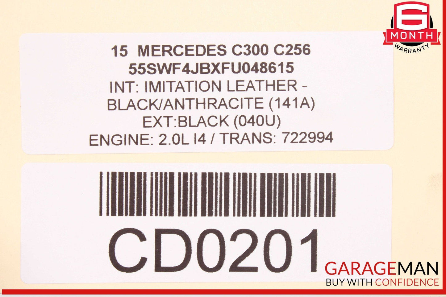 15-20 Mercedes W205 C300 Engine Radiator Cooling Fan Motor Assy OEM
