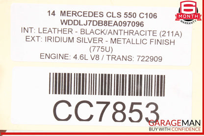 12-18 Mercedes W218 CLS550 Front Right Passenger Side Exterior Door Shell OEM