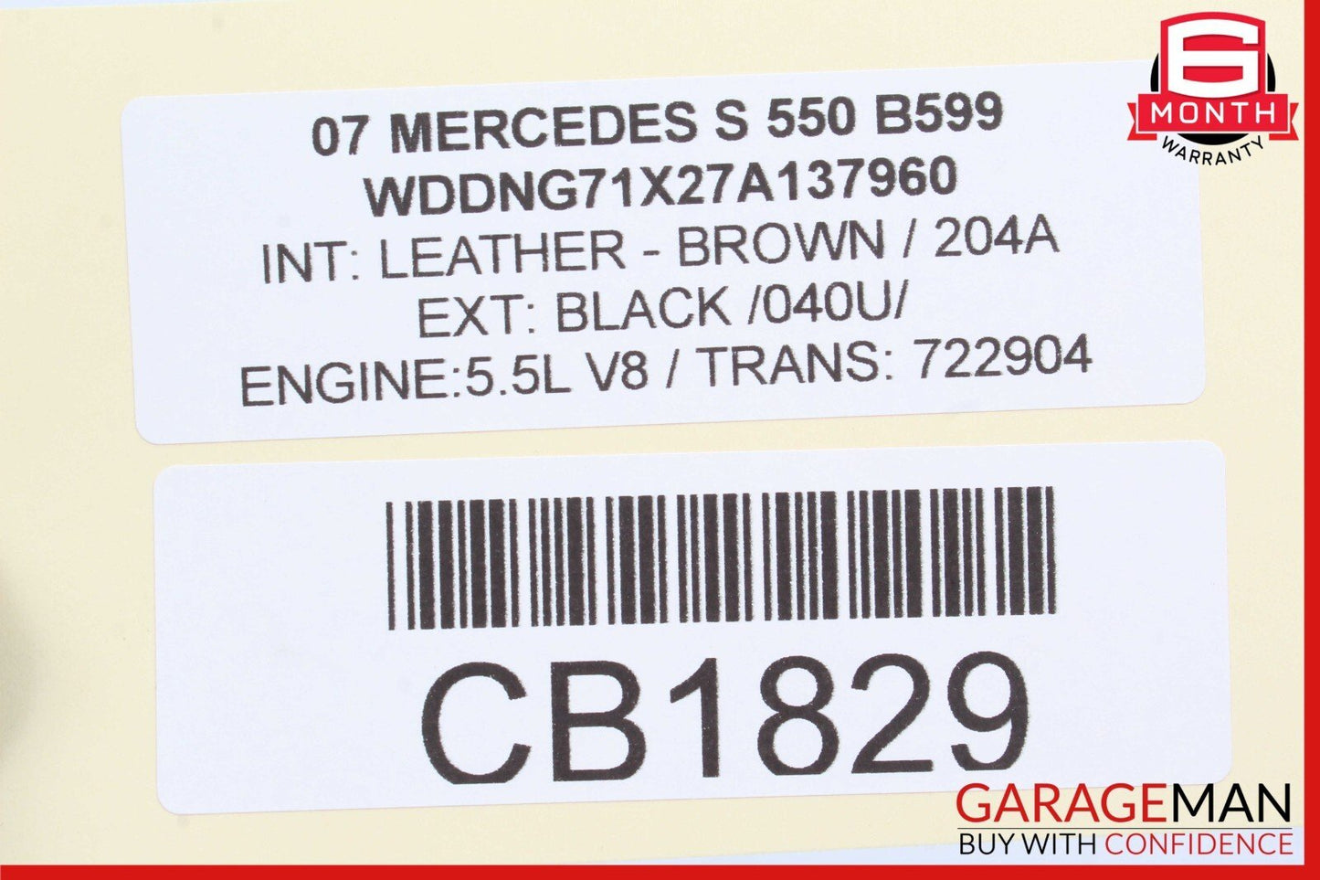 07-13 Mercedes W221 S550 S65 AMG Dash Console CD Player Cover Trim Panel OEM
