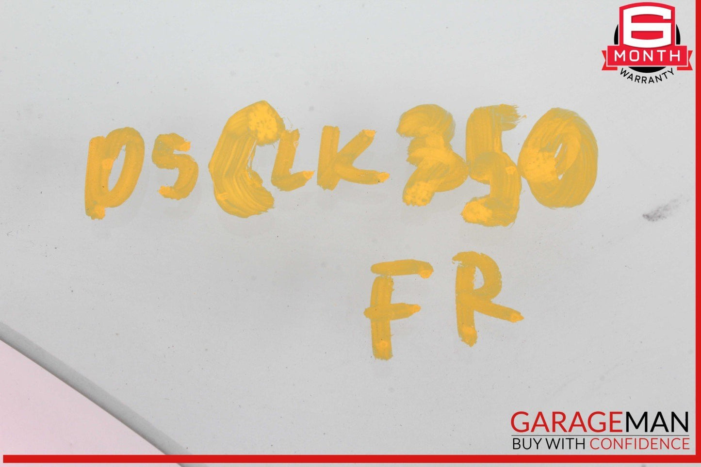 03-09 Mercedes W209 CLK350 CLK500 Front Right Side Door Window Auto Glass OEM