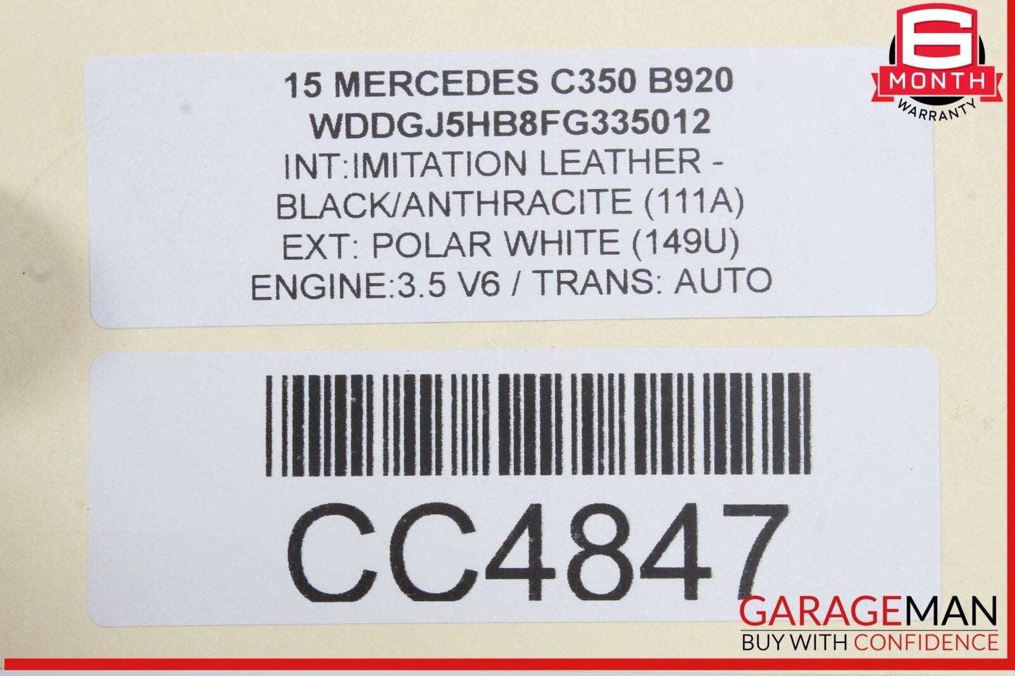 08-15 Mercedes W204 C350 C250 RWD Power Steering Rack & Pinion Assembly OEM