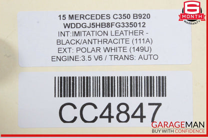 08-15 Mercedes W204 C350 C250 RWD Power Steering Rack & Pinion Assembly OEM