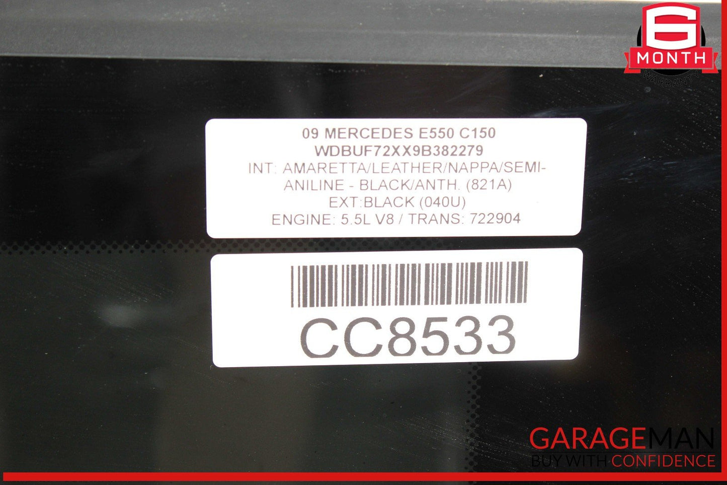 03-09 Mercedes W211 E550 E63 AMG Center Panoramic Sunroof Sun Roof Glass