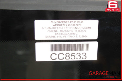 03-09 Mercedes W211 E550 E63 AMG Center Panoramic Sunroof Sun Roof Glass