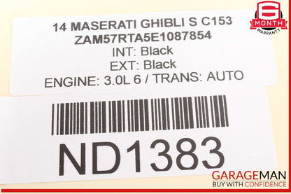 14-17 Maserati Ghibli S Front Right & Left Side Door Sound Audio Speakers OEM
