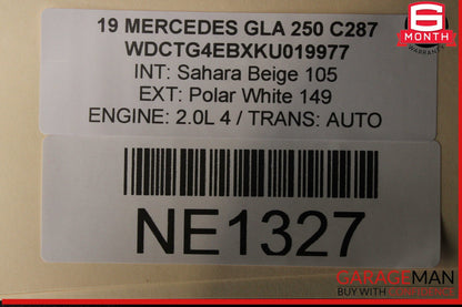 15-20 Mercedes X156 GLA250 Rear Left Driver Side Door Shell Panel OEM