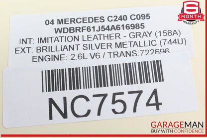01-07 Mercedes W203 C240 C230 Front Right & Left Side Door Audio Speaker OEM