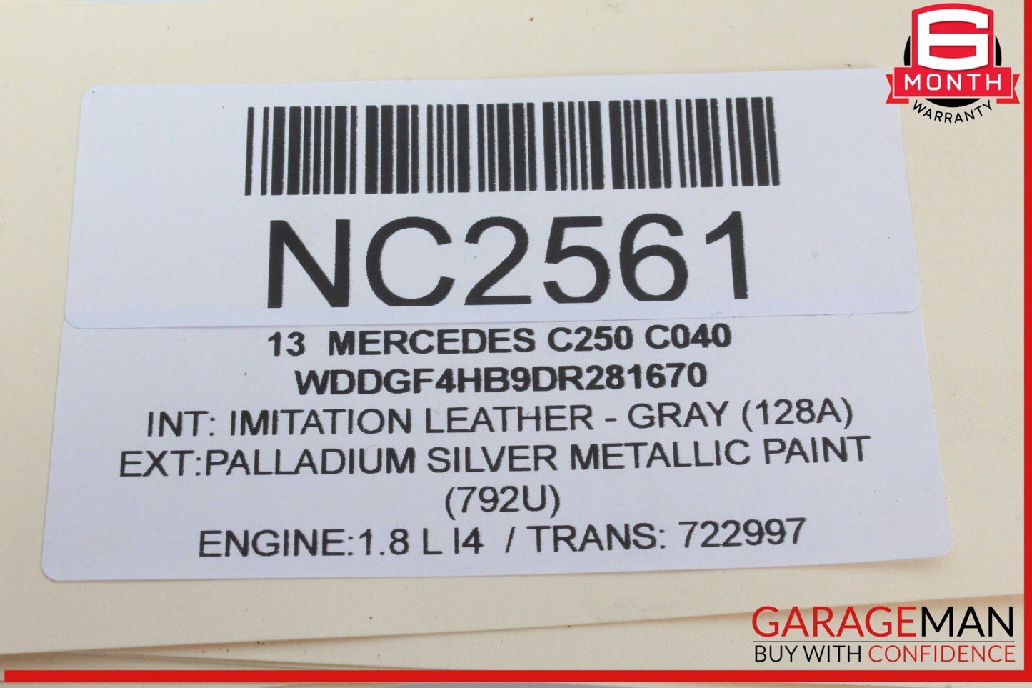 08-18 Mercedes W204 C250 C300 Rear Door Audio Speaker Logic 7 Set of 2 OEM