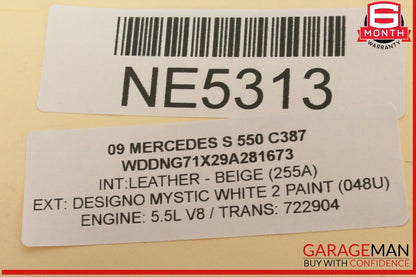 07-09 Mercedes W221 S550 S600 Rear Right Passenger Side Tail Light Lamp OEM