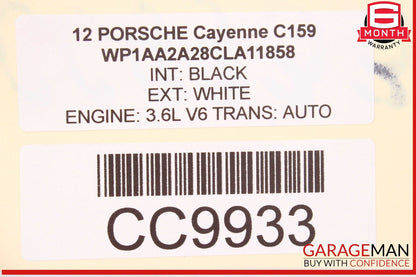11-18 Porsche Cayenne 958 Sunroof Guide Rail Frame Glass Track OEM
