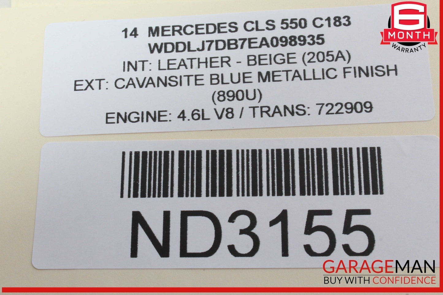12-14 Mercedes W218 CLS550 CLS500 Center Console Switch Trim Bezel Cover OEM