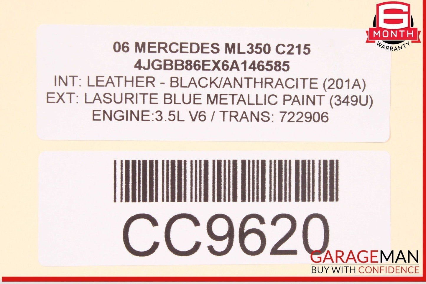 06-13 Mercedes W164 ML350 R350 R500 Engine Motor Water Cooling Radiator OEM