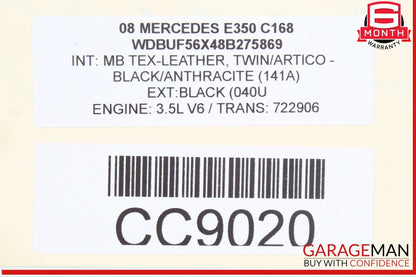 07-09 Mercedes W211 E350 E550 Seat Cushion Bottom Lower Front Right Side OEM
